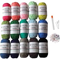 Amazon | すみれcraftショップ 「30 COLORS YARN」 コットン アクリル