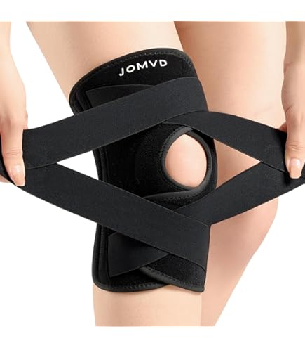 Amazon.co.jp: Galvaran 膝ブレース サイドスタビライザー付き 半月板