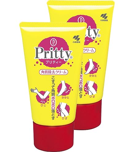 Pritty 角質除去クリーム 70g 2本セット Amazon | 小林製薬 プリティー 角質除去クリーム 70g | 小林製薬