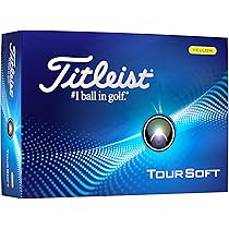 Amazon.co.jp: Titleist Tour Soft Golf Balls, Yellow (One
