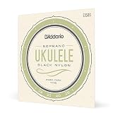 D'Addario ダダリオ ウクレレ弦 Pro-Arté Rectified Black Nylon Soprano EJ53S 【国内正規品】