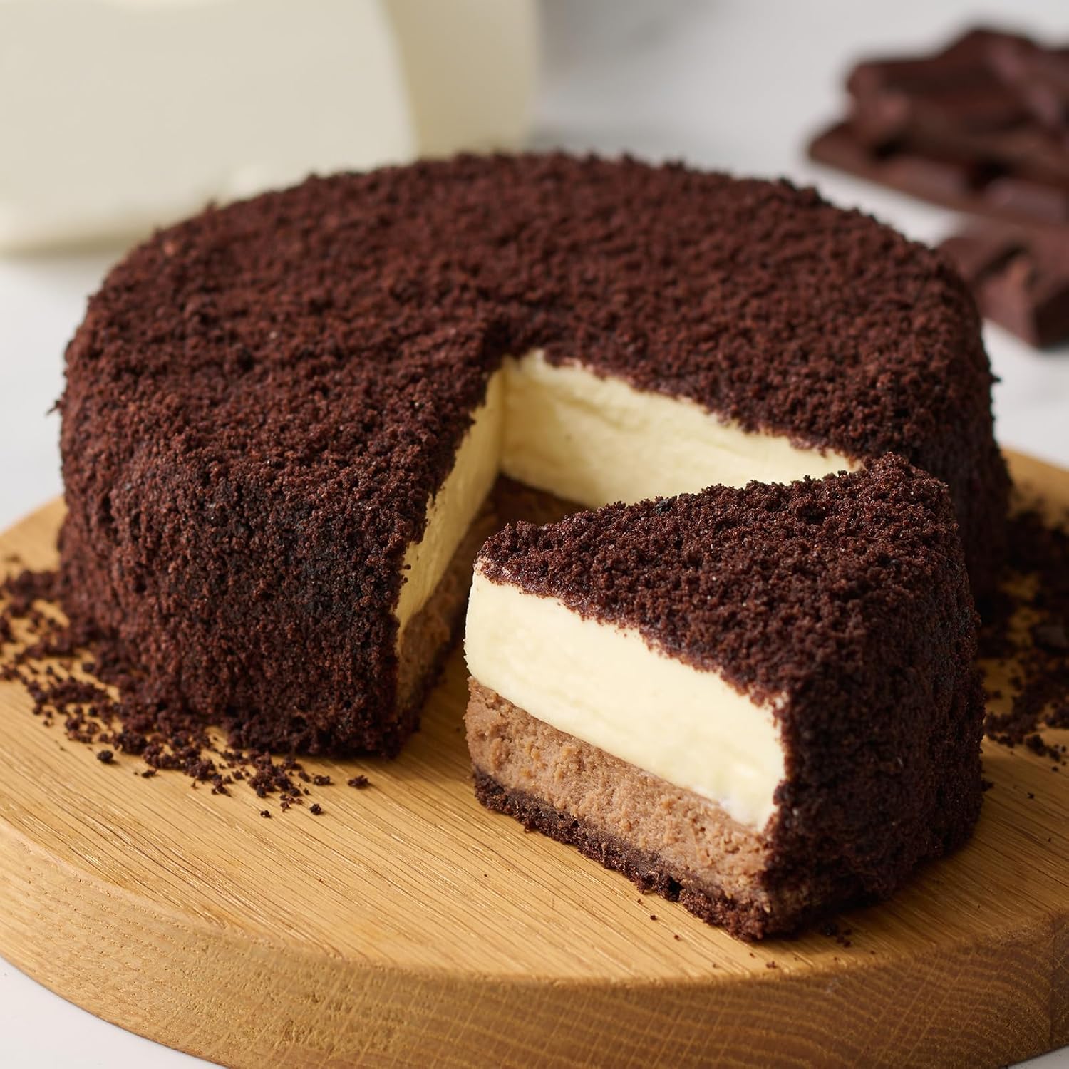 ルタオ LeTAO 敬老の日 ショコラドゥーブル 4号 直径12cm チョコレートケーキ チーズケーキ スイーツ ギフト 冷凍 内祝 誕生日 記念日 | 敬老の日の贈り物に,クーベルチュールチョコとオーストラリア産クリームチーズのベイクド層,上層はイ