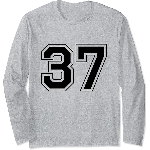 Amazon | 背面に45番。 長袖Tシャツ | Tシャツ・カットソー 通販