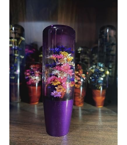 Amazon.co.jp: 7色ラメ ぼかしグラデーション水中花シフトノブ薔薇20cm 