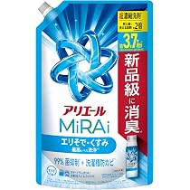 Amazon.co.jp: アリエール MiRAi 洗濯洗剤 濃縮 漂白剤級の洗浄プラス