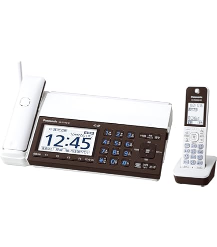 Amazon | パナソニック デジタルコードレス普通紙ファクス KX