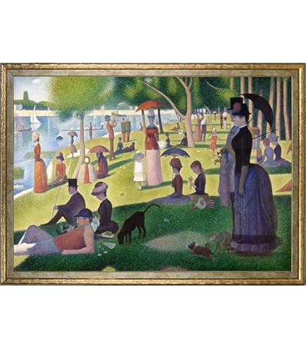 ジョルジュ・スーラ、≪グランド・ジャット島の日曜日の午後≫の習作、希少な画集より Amazon.co.jp: ポスター ジョルジュ スーラ 『グランド ジャット