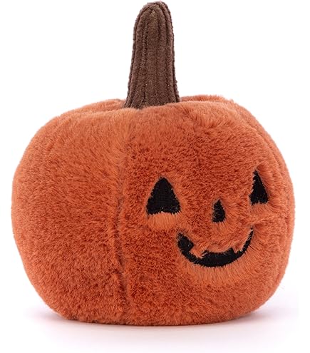Amazon.co.jp: Jellycat Amuseables パンプキンぬいぐるみ 9