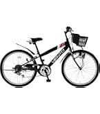 Amazon | 子供用自転車 24インチ CTB スチール シマノ製 6段変速 カゴ