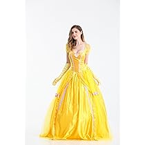 Amazon.co.jp: 【神話広場】 美女と野獣 ベル 風 コスプレ