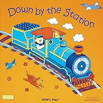 Down by the Station 絵本　英語 Down by the Station (JY) / コスモピア・オンラインショップ