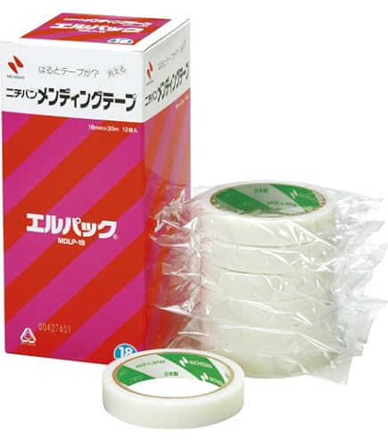 Amazon | ニチバン メンディングテープ かくれんぼくん カッター付