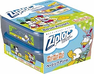 Amazon Co Jp ジップロック コンテナー ベーシックアソート ミッキー フレンズ 22 ホーム キッチン