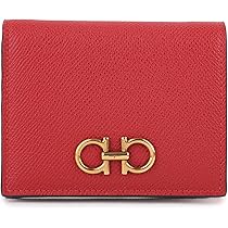 未使用に近い FERRAGAMO フェラガモ 二つ折り財布 ヴァラ 箱付き 現行 Amazon | FERRAGAMO フェラガモ 2つ折り財布 22D780 746643