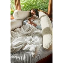 Buffy Wiggle Body Pillow - 8x82 Inch Support For Pregnancy & Comfort Sleep