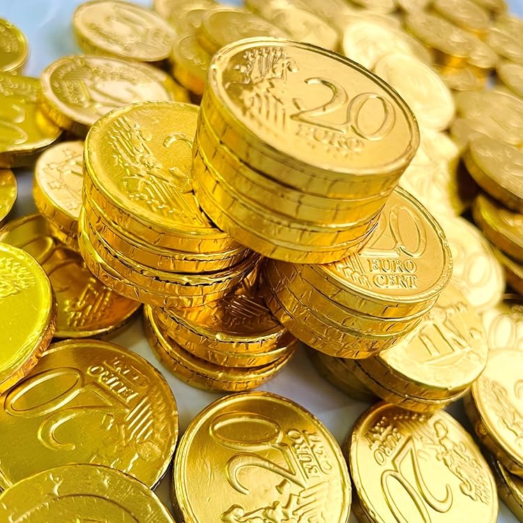 Amazon.co.jp: ゴールドチョコレート 【 20個 】 当たり付き ハズレ