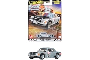 ホットウィール(Hot Wheels) ブールバード '80 メルセデス・ベンツ 500 SLC ラリー 乗り物おもちゃ ミニカー 3歳から シルバー HRT63