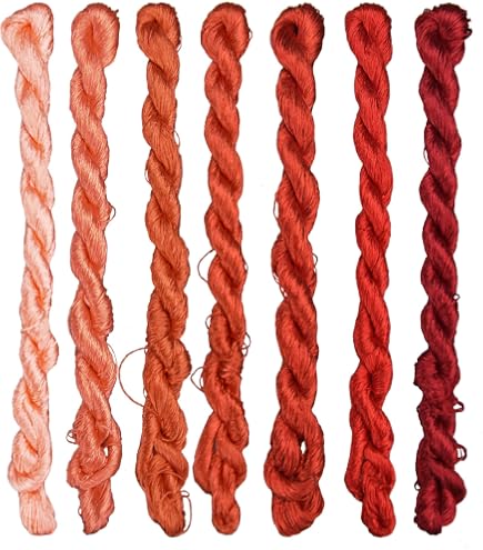 Amazon.co.jp: huzikkusu sowae Silk Embroidery Thread # 25/3 15 m