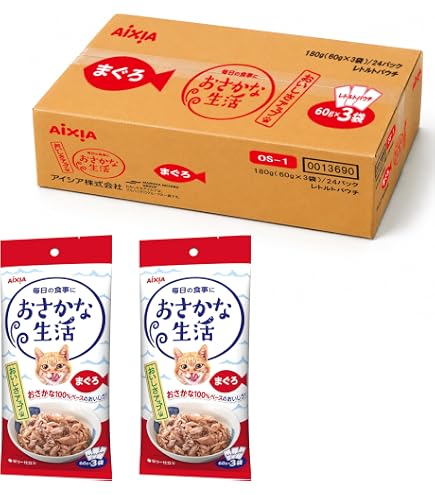 Amazon.co.jp: おにく生活 チキン味 総合栄養食 180g(60g×3袋)×24個