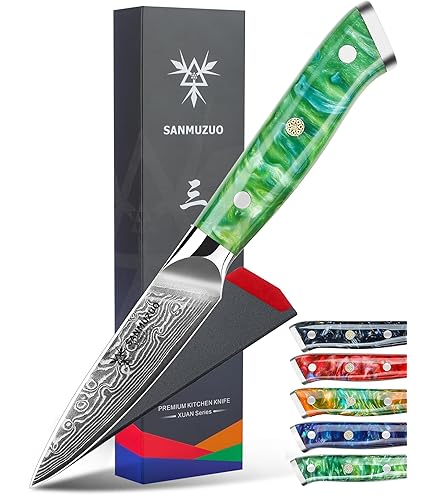 Amazon | SANMUZUO 8インチ ブレッドナイフ 鋸歯状刃 - 鋭い波状エッジ