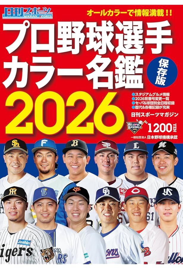 Amazon.co.jp: プロ野球選手カラー名鑑2025 : 日刊スポーツ: Japanese