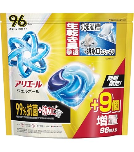 Amazon | 【P&G】アリエール ジェルボール 4D つめかえ用 超メガ