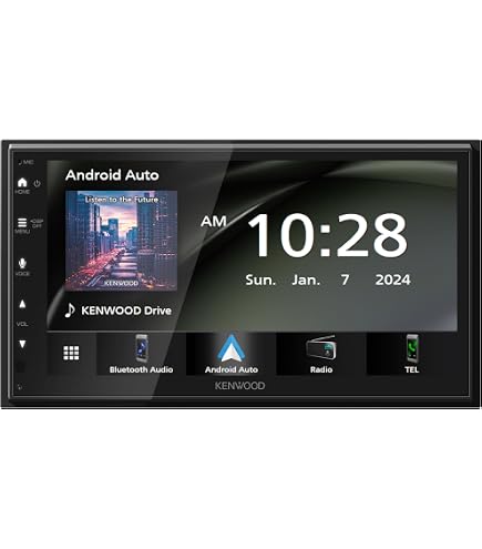 Kenwood DMX7509XS Display Audio, 9-Inch Floating Model, 3D Angle