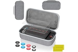 【Amazon.co.jp 限定】Nintendo Switch 2対応 キャリングケース【2025年新型・8cm厚の耐衝撃設計】大容量収納バッグ｜本体・Joy-Con・充電器・12枚ゲームカード・ケーブル・イヤホン対応｜防水・防塵・防汚｜Switc