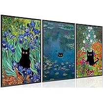 班猫　竹内栖鳳　額入り 楽天市場】竹内栖鳳「班猫」 複製画 額入り 色紙額 特殊工芸画