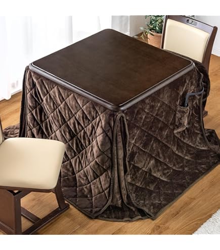 Amazon.co.jp : ユアサプライムス ダイニングこたつテーブル 正方形 80