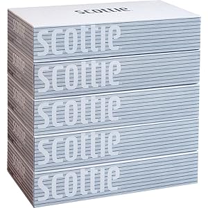 スコッティ ティシュー 400枚(200組) 5箱 ホワイトパッケージ