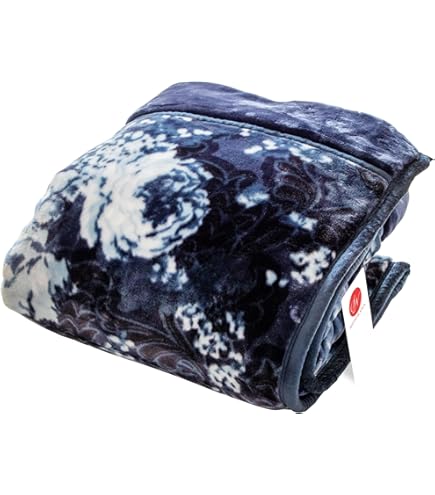 Amazon｜西川 ニューマイヤー毛布 ブルー FQ82210000