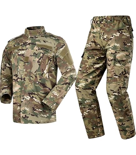 Amazon | SHENKEL 迷彩服上下セット ウッドランド L bdu-wl02-L | 戦闘
