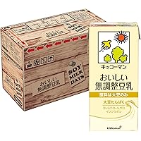 【Amazon.co.jp限定】キッコーマン おいしい無調整豆乳SOYMILK DAYS 1000ml×6本