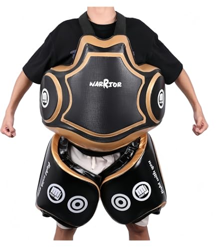 Amazon | ボクシングボディプロテクター 胸ガード ボクシングミット 足