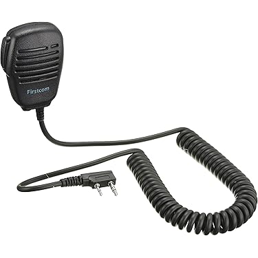 無線用マイク スピーカーマイク┃インカム・トランシーバー・無線機に使える