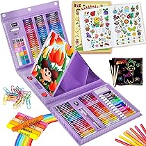 Amazon | Okiki お絵描きセット【新色追加】208ピース お絵かきセット