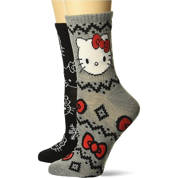 Bioworld Hello Kitty Happy Holidays - Set da notte da donna, multicolore, XL