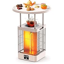 Amazon | NIPLIFE 【2025新登場】【飲み物も保温できるテーブル型