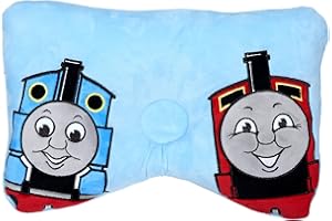 nishikawa 【 西川 】 こども用 枕 きかんしゃトーマス 洗える トーマス ジェームス 25X35cm ブルー LH60152076