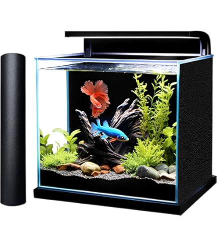 Amazon | 30cmキューブ水槽用 丈夫な塩ビ製バックスクリーン 30