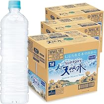 Amazon.co.jp: 【1日1L習慣】サントリー天然水 ラベルレス 1L×36本