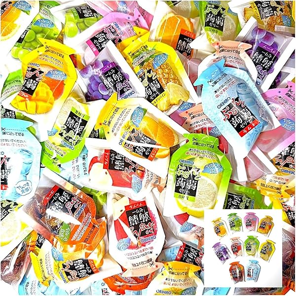 Amazon.co.jp: 【大容量】ぷるんと こんにゃくゼリー 1200g 詰め合わせ