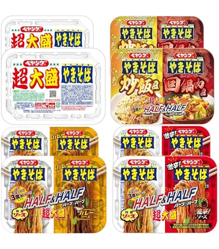 Amazon | ペヤング 焼きそば 8種類 詰め合わせ セット (そばきや 和風