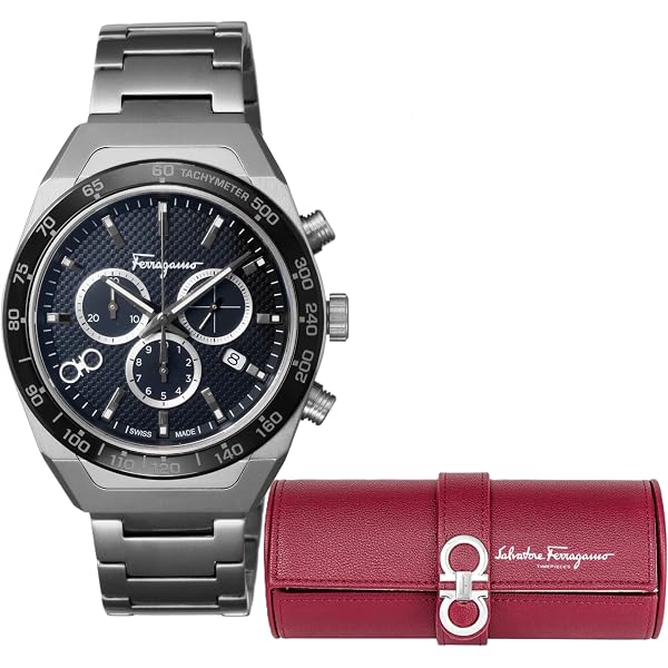 Amazon | [FERRAGAMO(フェラガモ)] 腕時計 メンズ ギフトセット