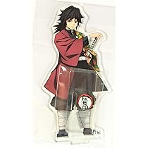 【匿名発送】鬼滅の刃 冨岡義勇 繋がるアクリルスタンド ufotable 第二期 冨岡義勇 繋がるアクリルスタンド つながる スクエア缶バッジ 鬼