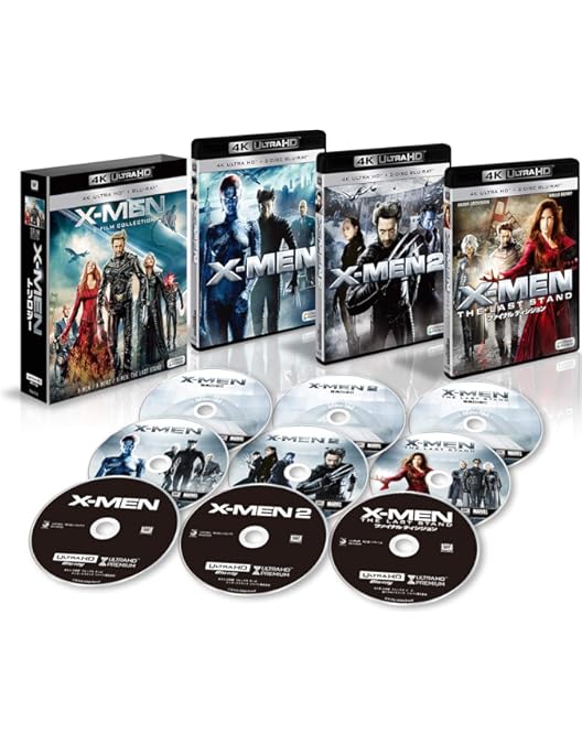 Amazon.co.jp: X-MEN (3枚組)[4K ULTRA HD + Blu-ray