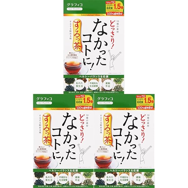 するっ茶+非売品☆ Amazon | グラフィコ なかったコトに! するっ茶 20個×2個 はと