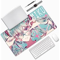 初音ミクのマウスパッド Amazon.co.jp: ZHIBUJIANG ゲーミングマウスパッド、大型マウスパッド