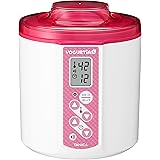 TANICA 温度調節(25~70℃) ・タイマー・ブザー付ヨーグルトメーカー ヨーグルティアS 1200ml YS-01 (ピンク)